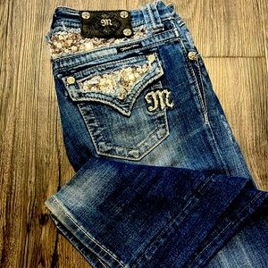Miss Me bootcut jeans size 25 x 37 XXL